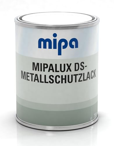 Mipalux DS Metallschutzlack seidenglänzend – Korrosionsschutz für innen & außen – für Eisen, Stahl, Zink, Alu & Hart-PVC – DB 702, 750 ml