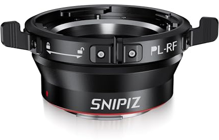 VILTROX SNIPIZ PL-RF Lens Mount Adapter with Rotary Lock Compatible with PL Lens to Canon RF Mount Cameras EOS R EOS Ra EOS RP EOS R5 EOS R6 EOS R3