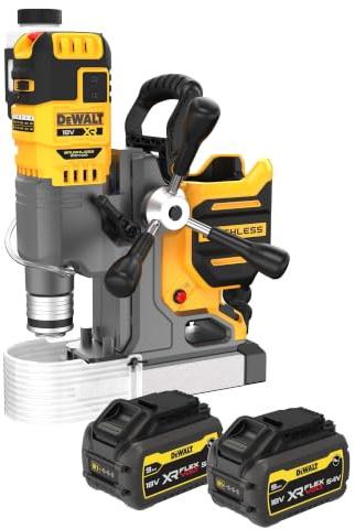 DEWALT - Magnetbohrmaschine 18 V XR Advantage + 2 Akkus 9 Ah + Ladegerät + Koffer - Dewalt DCD1623X2G-QW