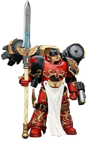 JOYTOY Warhammer The Horus Heresy Blood Angels Dawnbreaker Cohort Dawnbreaker 2, 1:18 Scale Action Figure Mecha Joy Toy Collection Model 4.76in