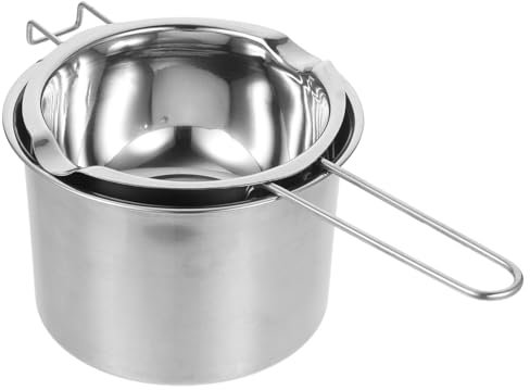 VILLFUL Double Boiler Melting Pot Stainless Steel Candle Melting Pot for Candle Making Chocolate