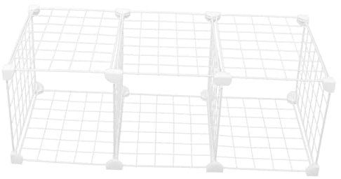 Mikinona Divisor Metálico para Congelador Organizador de Almacenamiento Frigorífico Adaptable Espacio para Durabilidad Resistente Frío Configuración de Rejilla