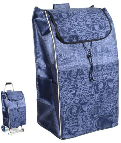 Bolsa Carro Compra Plegable Tela Oxford
