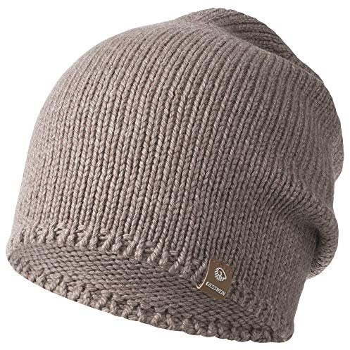 GIESSWEIN Mütze Hohloh - Leichte Strickmütze für Damen & Herren, Long Slouch Beanie aus Merinowolle, Unisex Merino Wollmütze, One Size