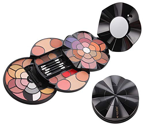 FantasyDay Multifunktions Exquisite Make-up Geschenkset Kosmetik Schmink Kit für Gesicht, Augen und Lippen - Makeup Paletten Schminkkoffer mit Lidschatten Palette, Lippenstift, Rouge, Mascara, Pinsel