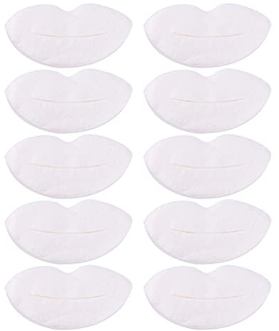 Minkissy 1000 Pcs Gel Lip Masks Sheet Plant Fiber Breathable Collagen Lip Plumper Pads Dry Sheet Masks Nourish Moisturizing Lip Sleeping Masks for Anti- Wrinkle Anti- aging White