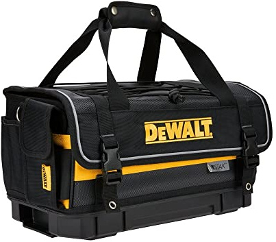DEWALT TSTAK Tool Bag, 16-inch Durable Tote with Tool Organizer and Hard Bottom (DWST17623)