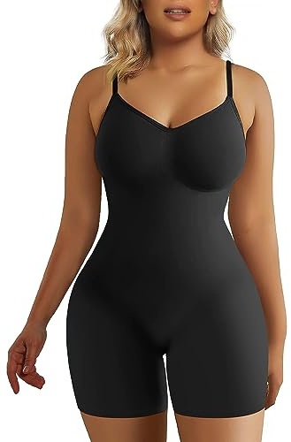 SHAPERX Shapewear, bodysuit, kvinnor, underkläder, slimming, shapewear, bodysuit, osynlig, shaper, XXS-XS