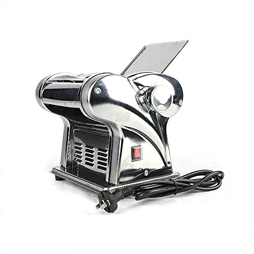 Macchina per la pasta elettrica, macchina per pasta professionale 6 impostazioni di spessore regolabili, sfogliatrice per pasta da 135 W, perfetta per spaghetti, fettuccine, lasagne o gnocch