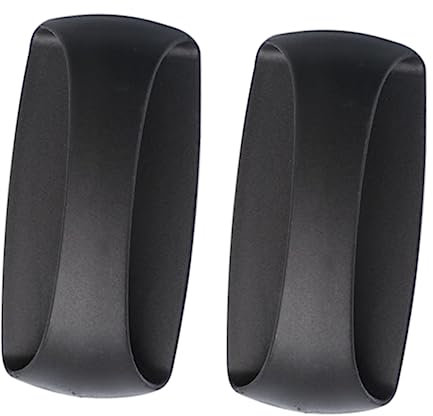 Angoily Cabinet Door Handle Chrome Finish Easy Install Sturdy PVC Material for Window Door