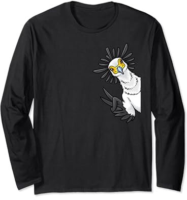 Sekretär Vogel Von Seite Langarmshirt