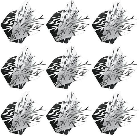 RED DRAGON Yin Yang Beidseitig Player Dartflug 3 Set pro Packung (insgesamt 9 Dart-Flights)