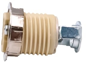 Hsthe Sea Portalámparas G9 con Soporte, Casquillo halógeno de cerámica con Rosca G9 con Anillo, Casquillo de lámpara halógena G9 para Bombillas halógenas LED CFL, 6 uds.