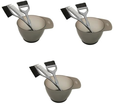 Baluue 9stücke Teiliges Haarfärbe-set Mit Färbeschale Pinsel Und Kamm Für -haarfärbung Zu Hause Salon Praktische Werkzeuge Für Haarfärbeprojekte