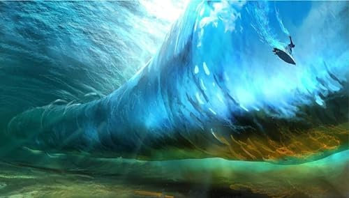 1000 Stück Puzzle Für Erwachsene Surfen Auf See Sommerlandschaft Puzzles Für Erwachsene Und Teenager Puzzles Am Meer Reduzierter Druck Spielzeug Geschenk