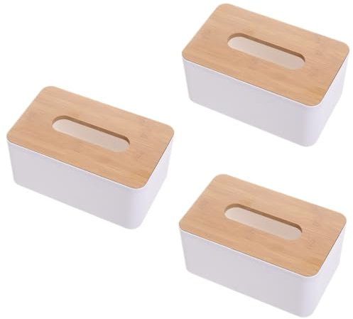 Gatuida 3stücke Tissue Box Cover Für Und Büro Rechteckige Stilvolle Taschentuchspender Mit Modernem Design Für Einfache Aufbewahrung Und Schnellen Zugriff Papiertücher