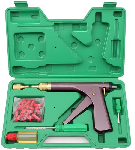 KAOLALI Tyre Repair Kit, Tubeless Tyre Repair Kit, Car Tyre Puncture Repair Kit, Car Tyre Puncture Repair Kit, Motorcycle Puncture Repair Kit for Truck, RV, Jeep, ATV, Tractor,Trailer ect