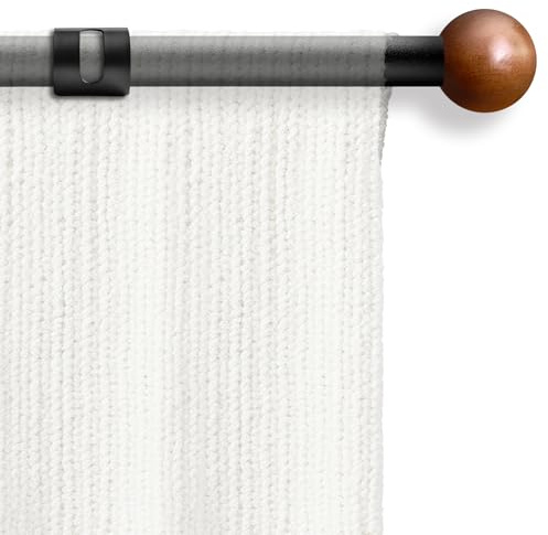 Tapestry Hanger Telescopic Rod 32-76Inch, Adjustable Wall Hanging Bar for Heavy Duty Tapestries, Blankets, Quilts & Banner Displays. Wall Mounting Pole for Room Decor(Black)