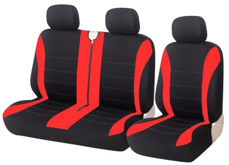 Materiali ecologici coprisedili Coprisedili Per Autoantigraffio E Antipolvere Adatti Alla Maggior Parte Delle Decorazioni Interne Della Protezione Del Seggiolino Auto Rivestimenti sedili auto(RED)
