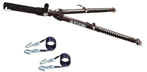 Blue Ox BX4370 Ascent Tow Bar 2 Receiver Class III | Pulls Up to 7,500 lbs | Easy to Stow and Store | Prevents Debris and Dirt | Aircraft Grade Aluminum