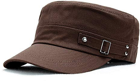 Adantico Unisex Militär Armee Kappe Einstellbar Baseballmütze Flat Cap