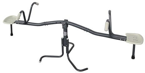 AXI rotierende Wippe aus Metall in Anthrazit & Creme | Seesaw für Kinder ab 3 Jahre um 360° drehbar | Kinderwippe für den Spielplatz/Garten/Outdoor