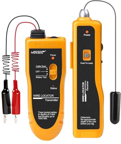 Underground Wire Locator Upgrade, RockyMars Cable Tester for Invisible Fence for Dogs, Circuit Breaker Finder, Electric Fence Wire Tracer, Wire Break Locator, etc.