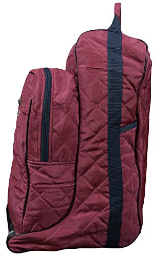 Horses Quazar Bordeaux Full Stiefeltasche und Kappe, hochwertige Stiefeltasche, Schutz und Reparatur für Stiefel und Helm, weiches Innenmaterial, Reißverschluss
