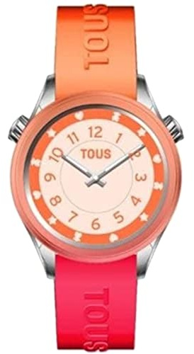 TOUS Watches mini self time Damen Uhr analog Quarzwerk mit Silikon Armband 200358051