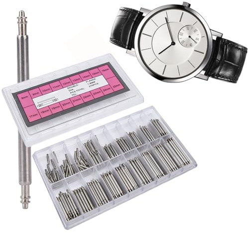 Goupilles de bracelet de montre, Barres à ressort à dégagement rapide | 1,8 mm, Métal, pour Réparation de montre et Fabrication de montres