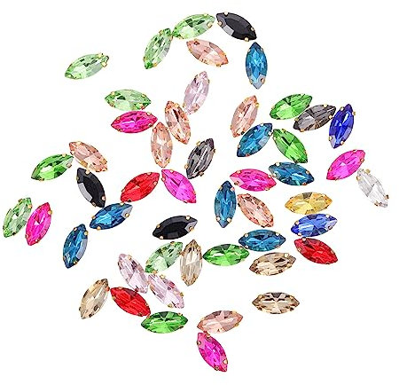 Operitacx 150stücke Glass Drilling Zubehör Für Kleidung Und Accessoires Bunte Krabbenbohrer Für Handarbeiten Und Dekorationen