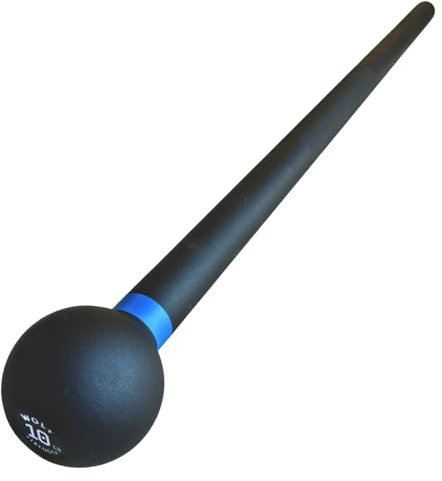 Wolf Strength 4,5 kg stållabyrint – mångsidig makebell för funktionell styrka: Kärna, axlar, grepp och konditionering | träningsmanschett för hemmagym och träningshym | 10 pund och 15 kg (6,8 kg