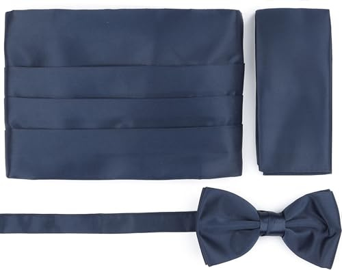 Suitable Set Kummerbund Flieg Einstecktuch Set - Herren - Bekleidung