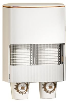 Dispenser per bicchieri usa e getta, supporto da parete per bicchieri usa e getta, in plastica,dispenser di bicchieri di carta,accessorio per la cucina e la Casa,portabicchieri di distributori d'Acqua