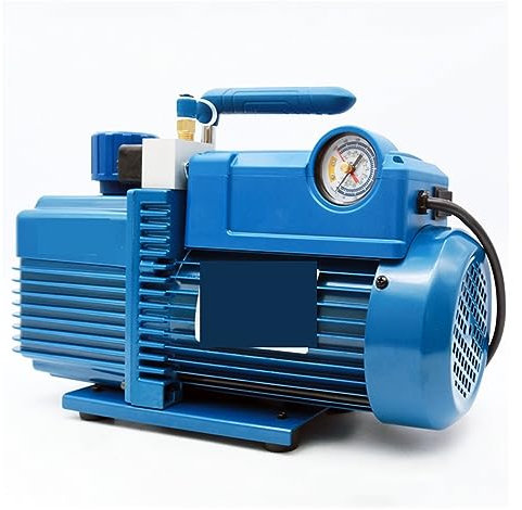 YQVEOT Pompa a Vuoto 750W V-I280SV Pompa for Vuoto refrigerante bipolare 14.4M3 /H Pompa for Vuoto a Doppio Stadio for incollaggio Schermo for Nuovo refrigerante per Automobili, condizionatori d'Aria