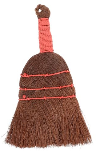 FRCOLOR Palmfaserbesen Handbesen Für Schreibtisch Staubpinsel Kleiner Reinigungsbesen Haushaltsbesen Mit Kurzem Griff Leicht Und Griffig