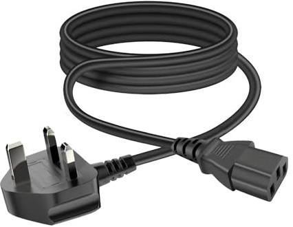 3 pin Power Cable Replacement for VONYX SMWBA18 SWP18 SMWBA18 Subwoofer UK Mains AC Power Cord Lead Plug
