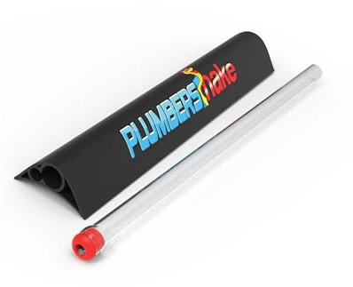 Plumbers Snake – Pipe Draining Tool for Removing Water from Vertical Copper Pipes – Reusable, Compact, Blowtorch Clip Included