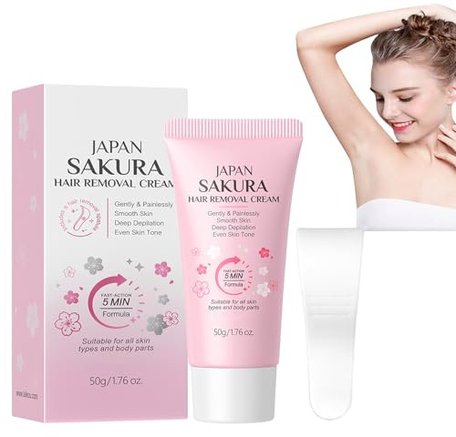 Hair Removal Cream, Hair Removal Cream for Women, Flawless Depilatory Cream for Face Body Bikini, Smoothing Facial Hair Remover Cream for Women, Sensitive Formula for All Skin Types