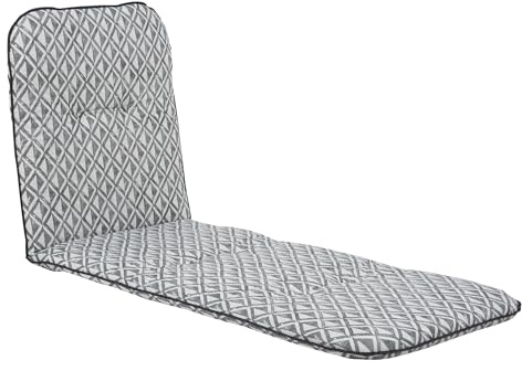 PATIO Liegenauflage 193 x 60 cm Classic Gartenliege Polster mit Gummistreifen zur Befestigung Outdoor