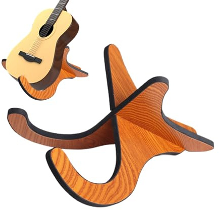 Generisch Kinder Gitarrenständer,Fagott Ständer - Abnehmbarer Rutschfester Musikinstrument-Ständer Aus Holz Aufrecht Für 53-66cm Reisegröße Für Schule Musikunterricht Kirche