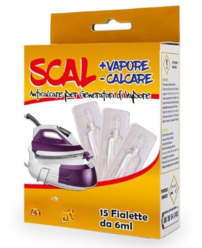 FIGEVIDA Anticalcare 15 fiale monodose 6 ml Ferro da stiro UNIVERSALE S522