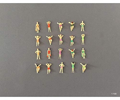 Archifreunde 8 x Modell Schwimmer Schwimmen Figuren für Modellbau 1:100 Modelleisenbahn Spur TT