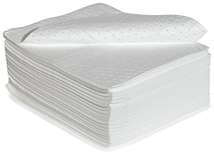 DENSORB Ölbindemittel Vlies Matten zum Aufsaugen, Economy Single, light, 40 x 50 cm, 100 Stück