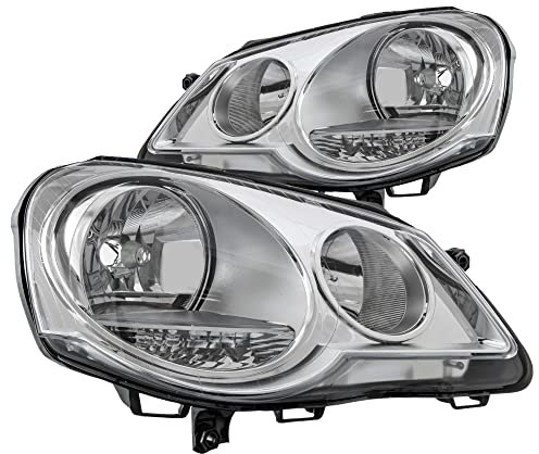 Halogen Scheinwerfer Set 02 (9N) Bj. 04/05- H7/H1 mit Motor