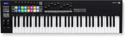 Novation Launchkey 61 [MK3] MIDI-Controller-Keyboard – Nahtlose Integration in Ableton Live. Akkordmodus, Skalenmodus und Arpeggiator. Sämtliche Software, die Sie für die Musikproduktion benötigen.