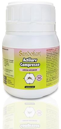 Sandokan Bio Tiger Tab Larvicide en pastilles effervescentes (50 pastilles de 2 grammes)