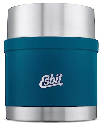 Esbit Thermobehälter Sculptor für Essen - Warmhaltebehälter 500 ml in Polar Blue - aus Edelstahl für warme und kalte Speisen