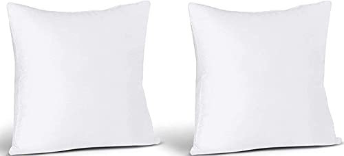 C Stores -18” x 18” Cushion Inner Pads Square Insert Fillers- Pack of 2 (45 x 45 cm) Anti-Allergy