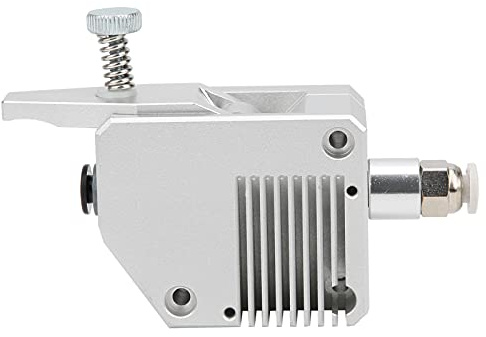 dual gear extruder,Titan Extruder,Extruder Dual Gear,Extruder Gear,Mk10 Zubehör Gear The 3D Dual Drive Gear Extruder Vollmetallkörper 1,75 Mm Verbrauchsmaterial Für 3D-Drucker (Silber) Main Droite (Re